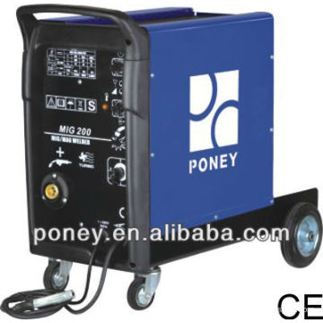 CE gas&no gas dc mig 180/200/250A model A/industrial machine/competitive portable welding machine price/welding
